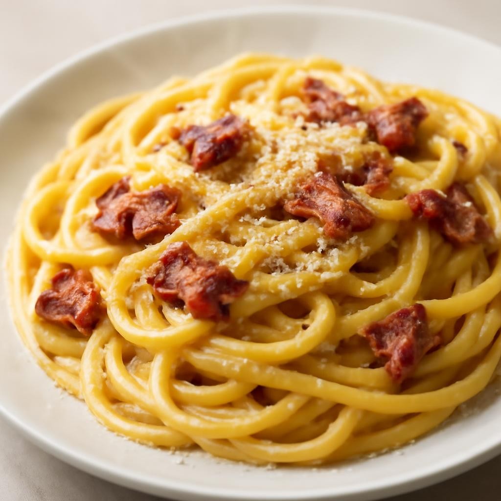 Pasta Carbonara with Bacon