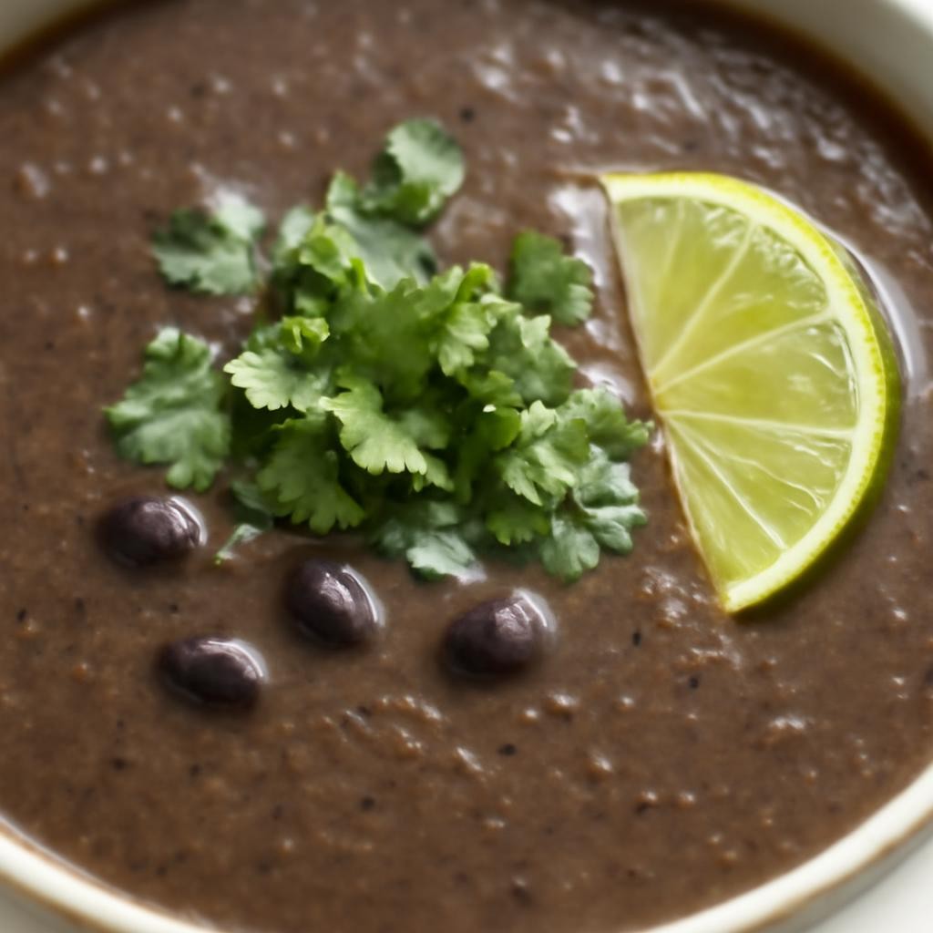 black bean soup recipe