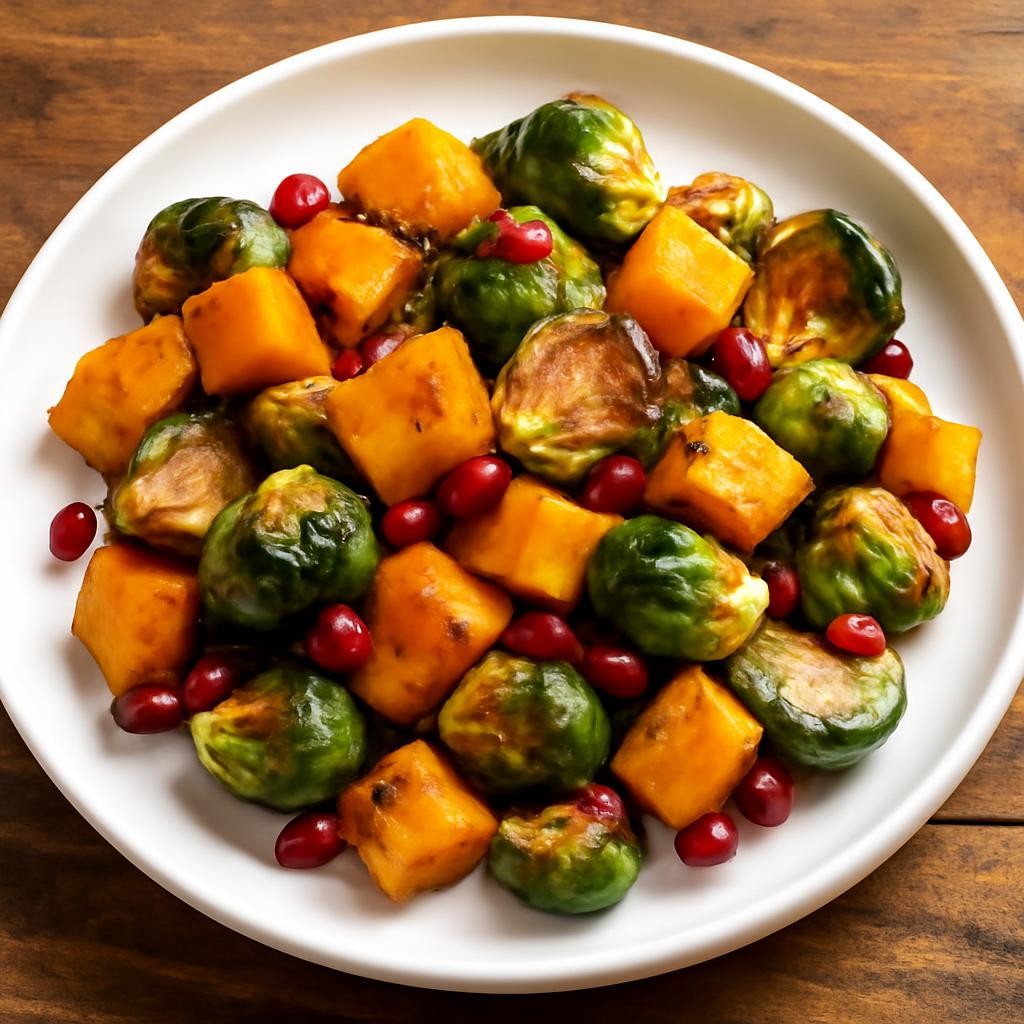 butternut squash and brussel sprout recipe