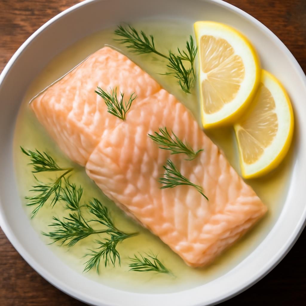 poached salmon recipe