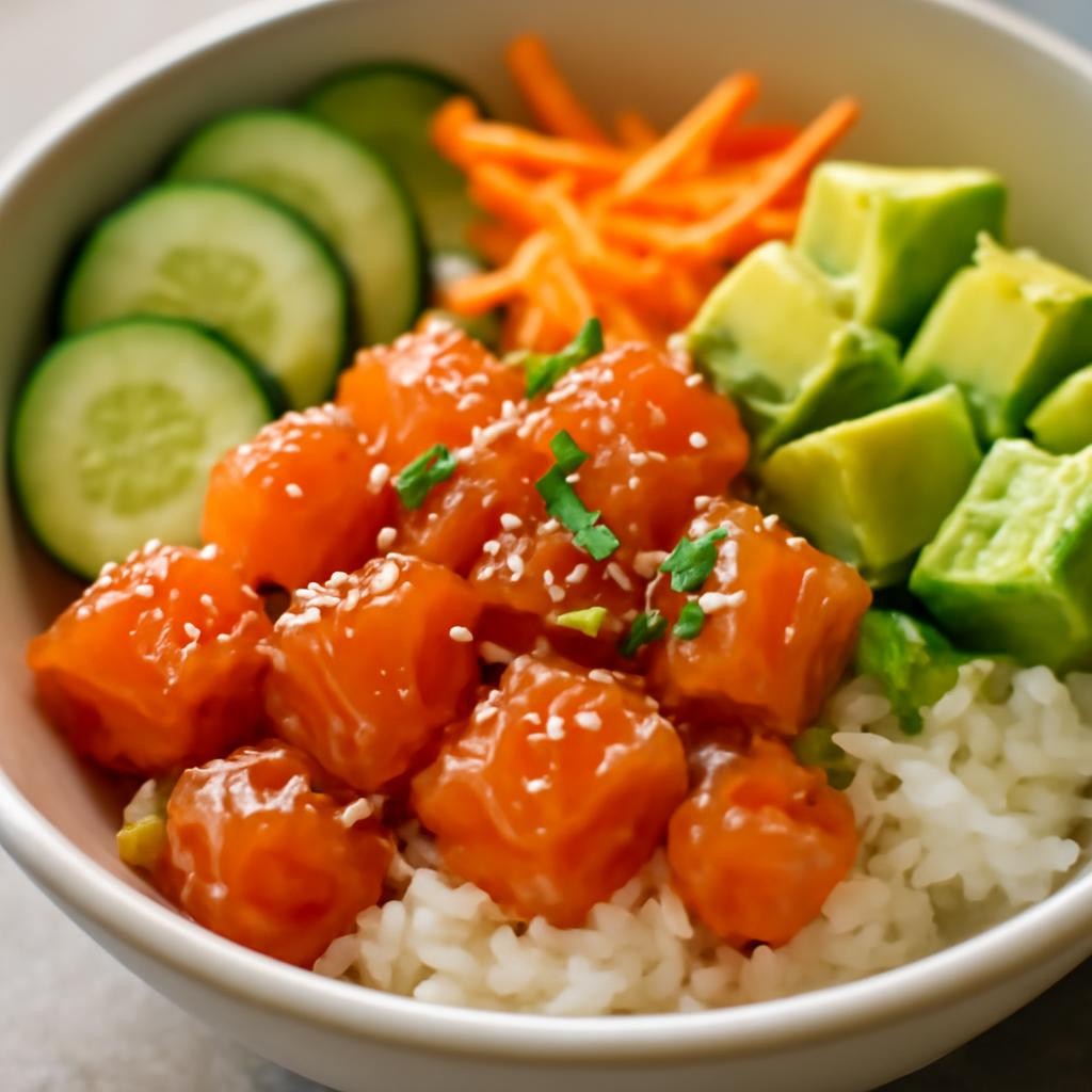 salmon poke bowl recipe