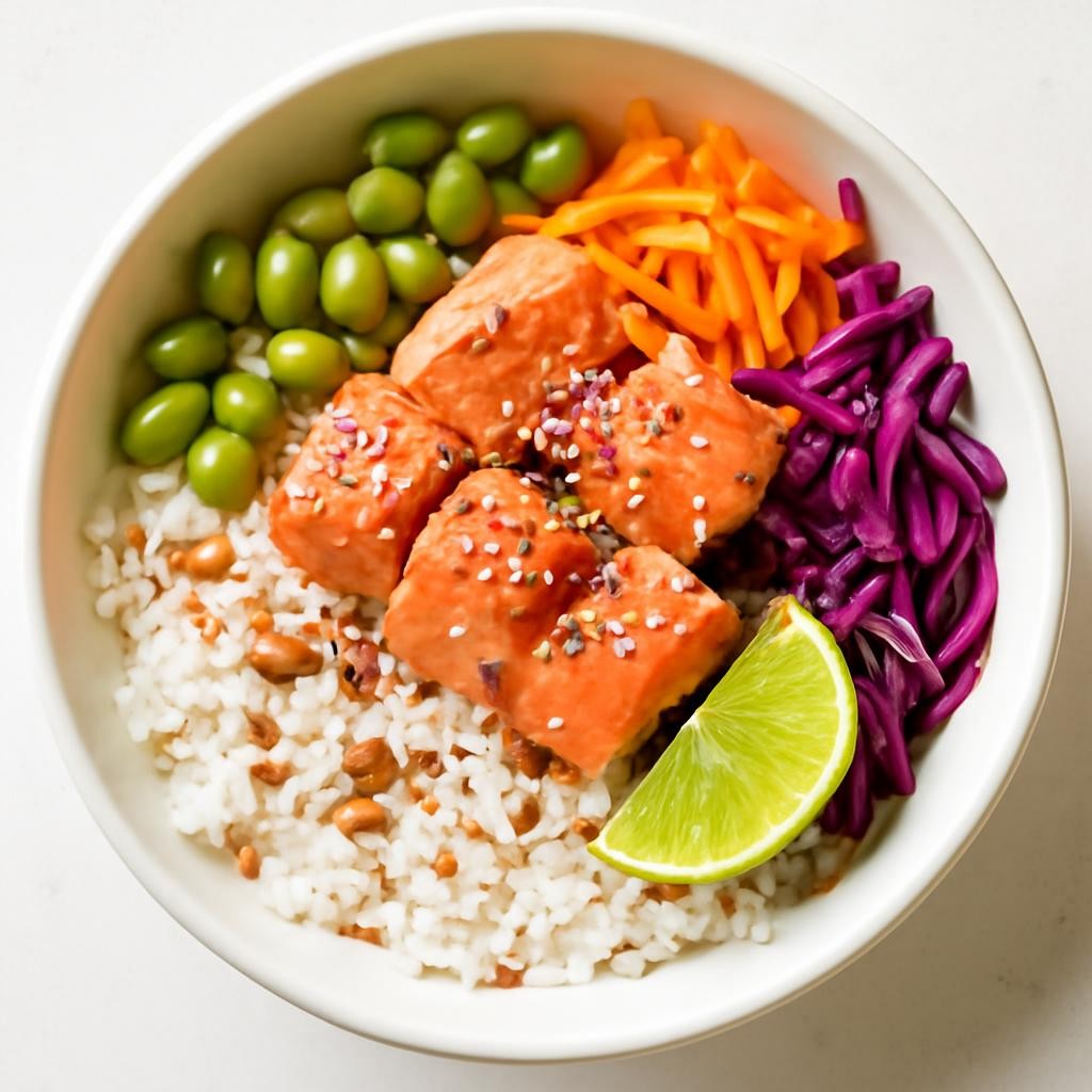 salmon rice bowl recipe