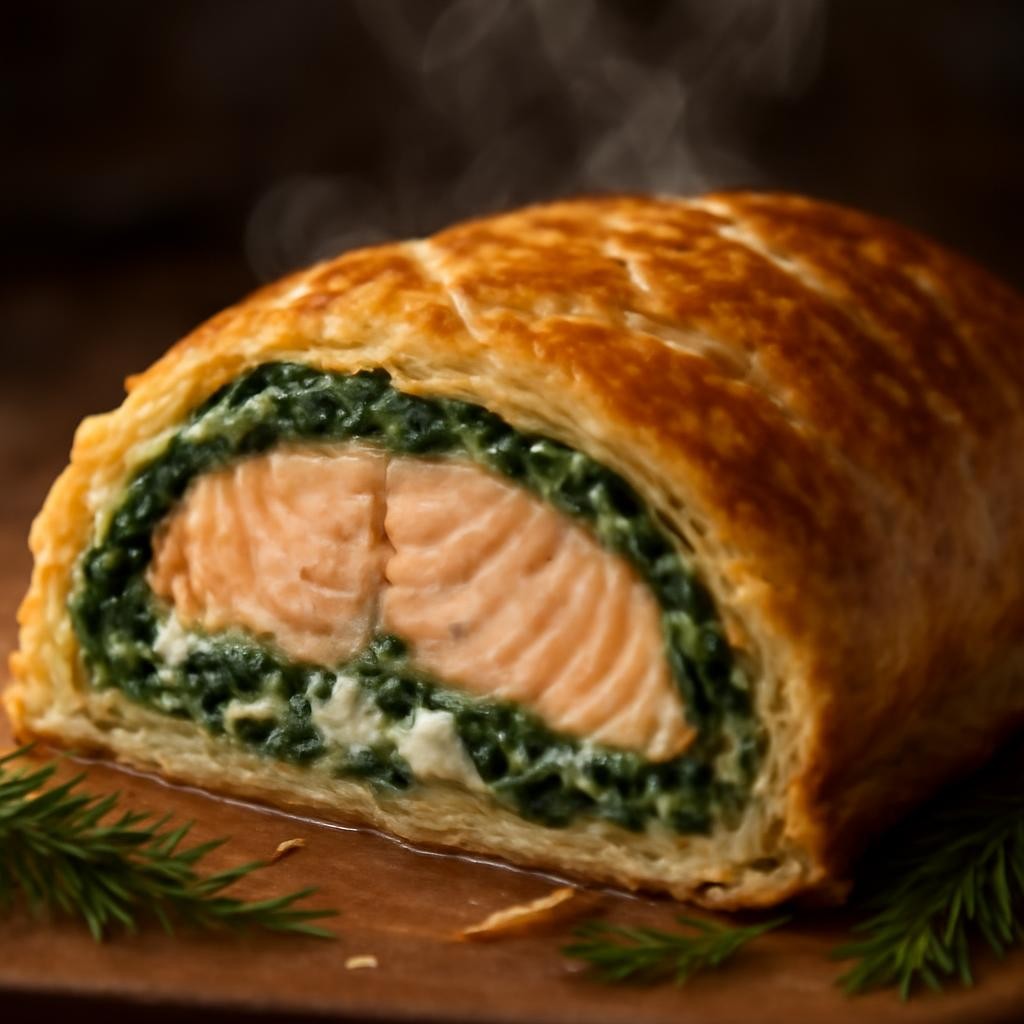salmon wellington