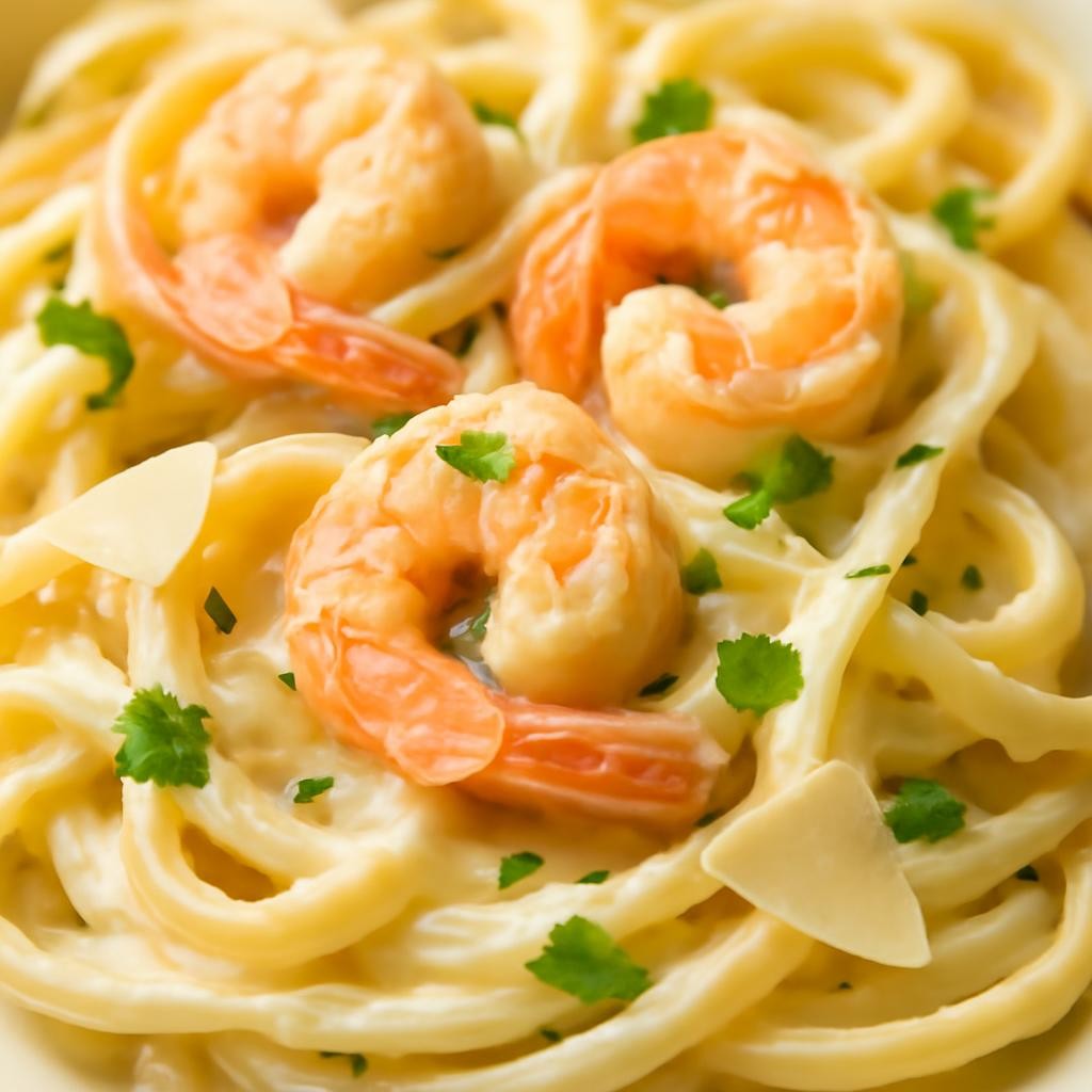 shrimp alfredo pasta recipe