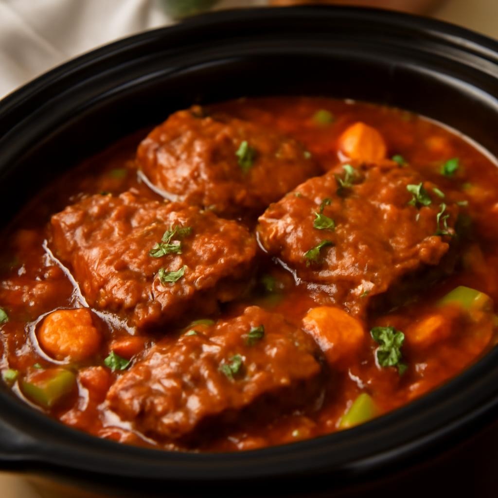 slow cooker swiss steak recipe