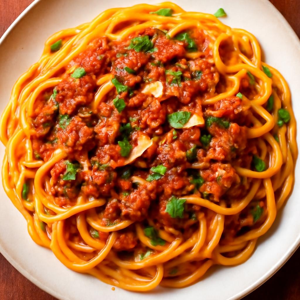 spaghetti and ground beef recipe