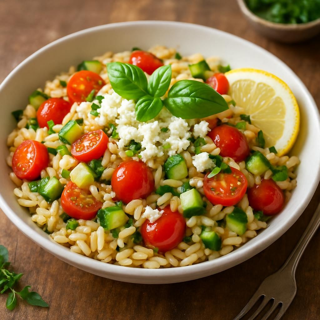 mediterranean orzo recipe