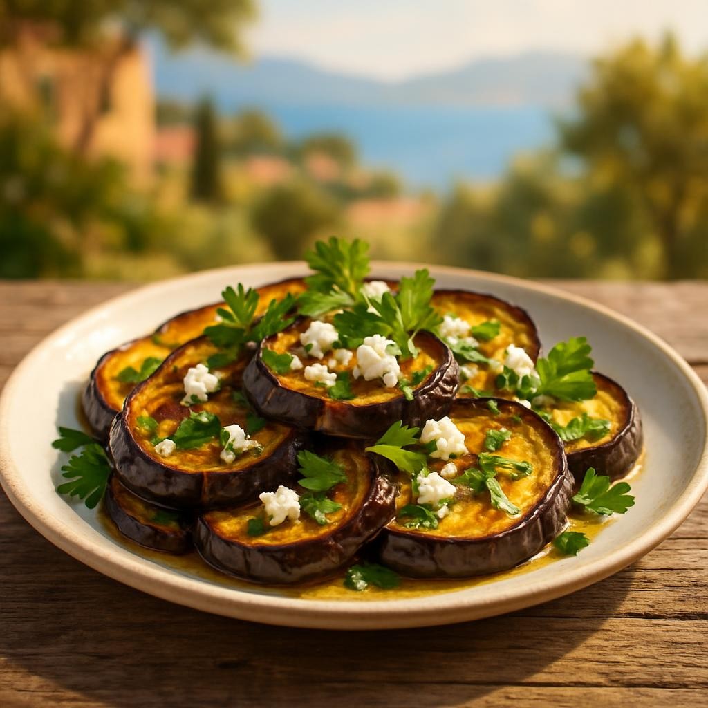 mediterranean roasted eggplant recipe
