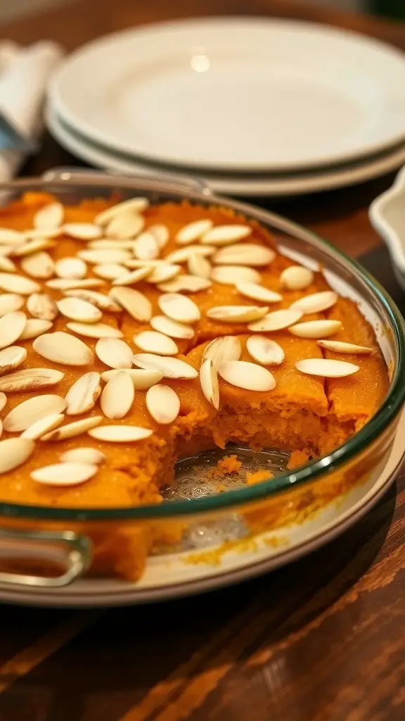 Nutty Almond Sweet Potato Bake