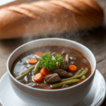 vegetable beef soup recipe