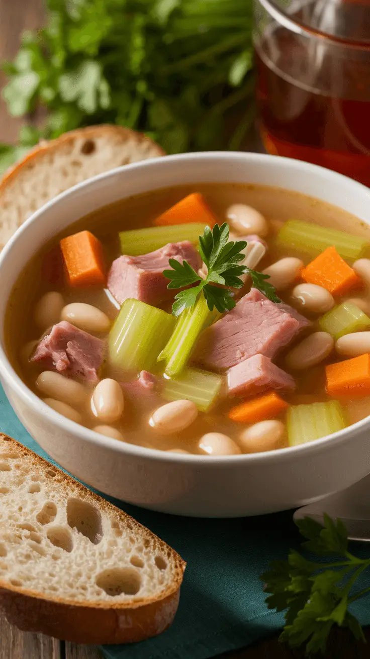 ham and bean soup recipe