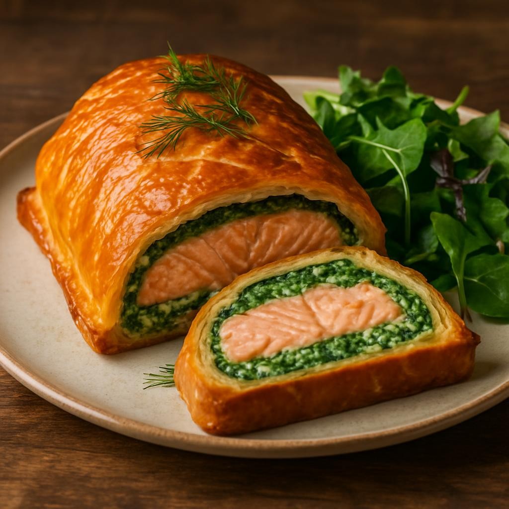 salmon wellington