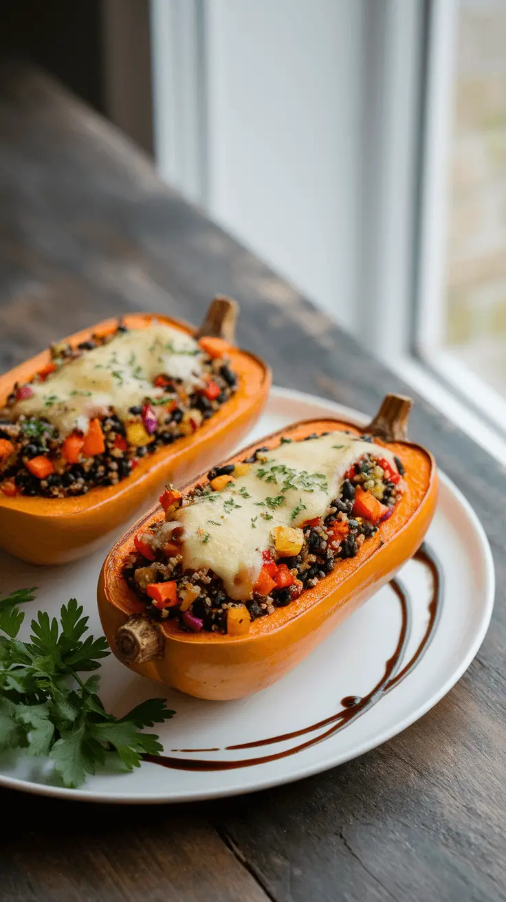 stuffed butternut squash recipe