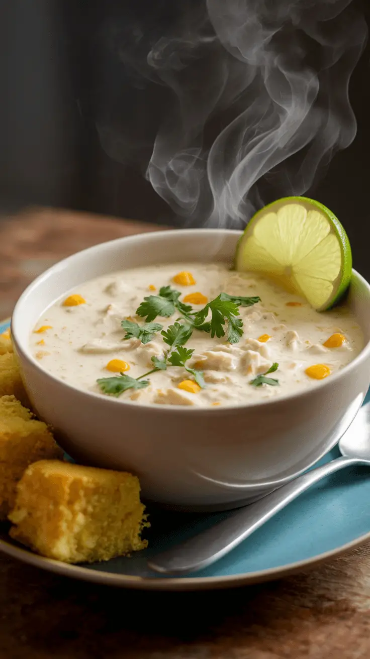 slow cooker white chicken chili recipe