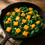 Butternut-Squash-Spinach-Skillet