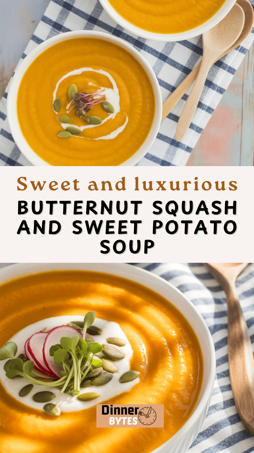 Butternut Squash and Sweet Potato Soup