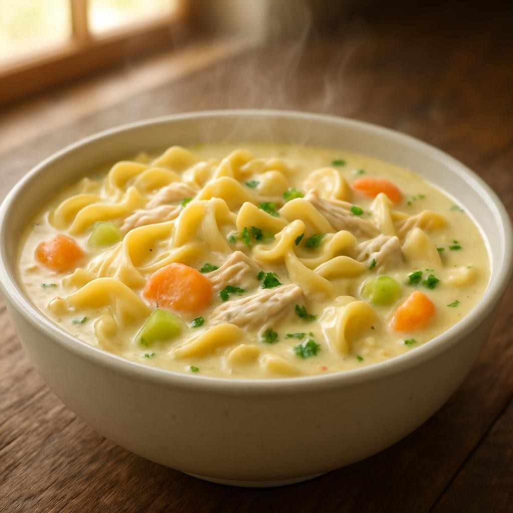 Creamy Chicken Noodle Soup
