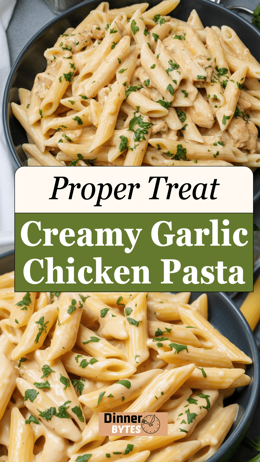 Creamy Garlic Chicken Pasta