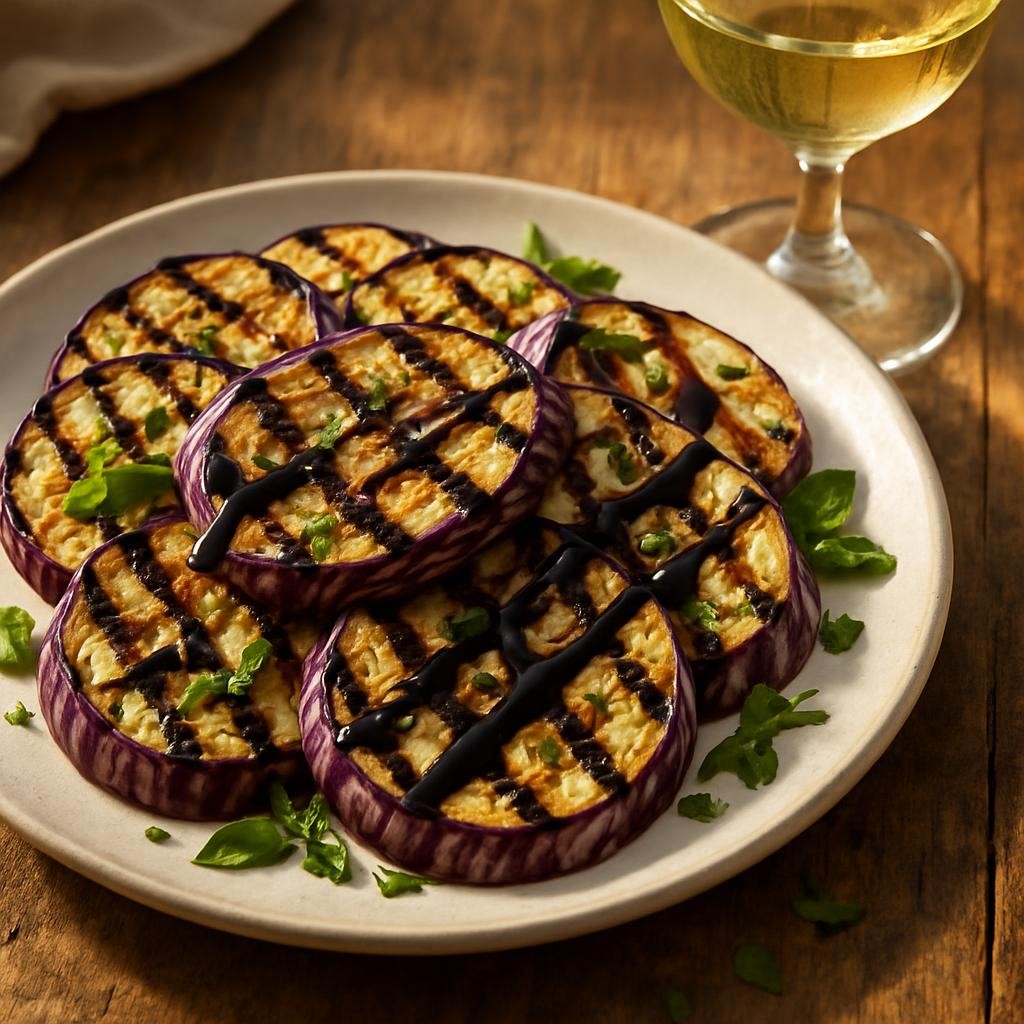 Grilled Graffiti Eggplant