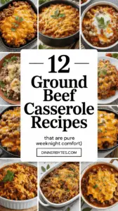 Ground Beef Casserole Recipe Ideas