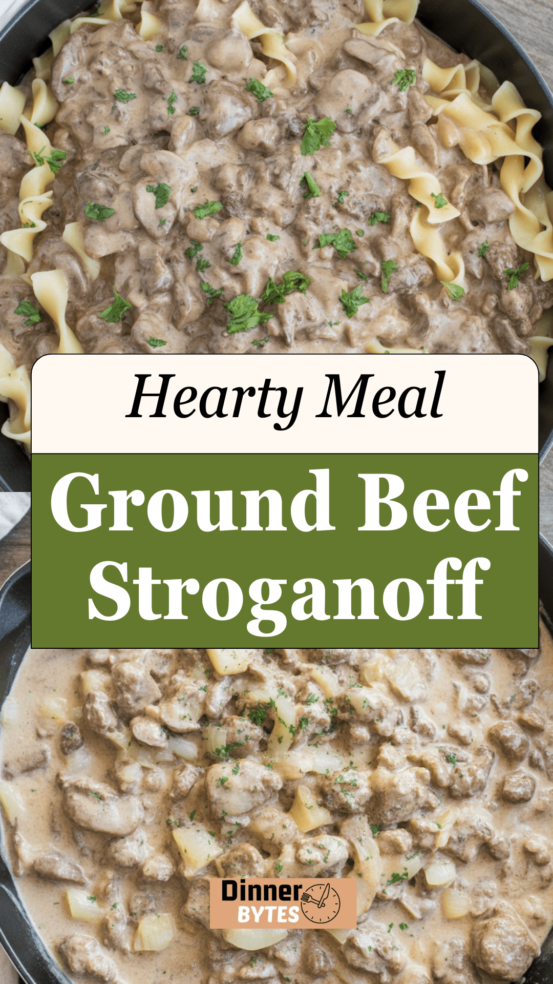 Ground Beef Stroganoff