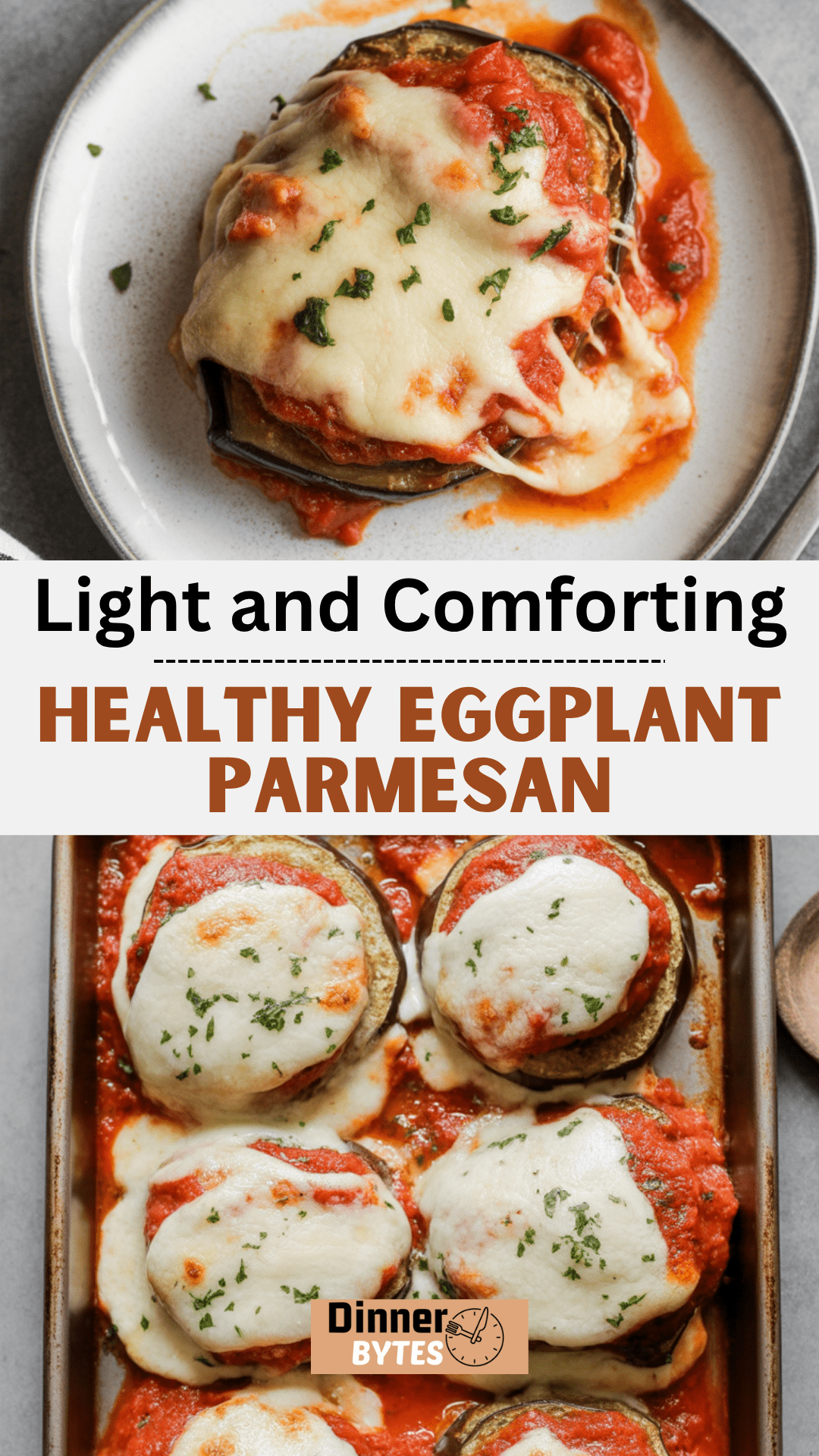 Healthy Eggplant Parmesan