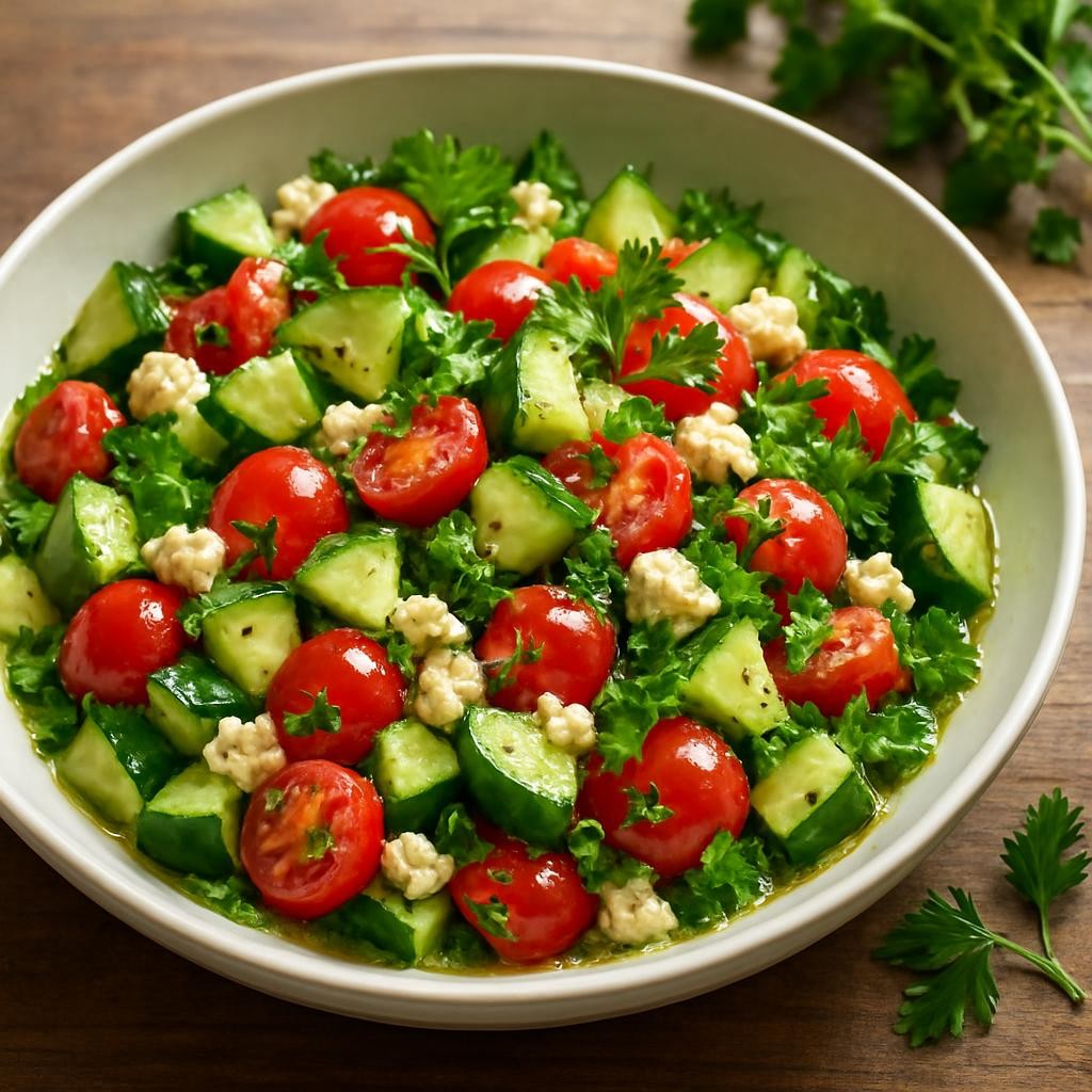 Mediterranean Cucumber Salad