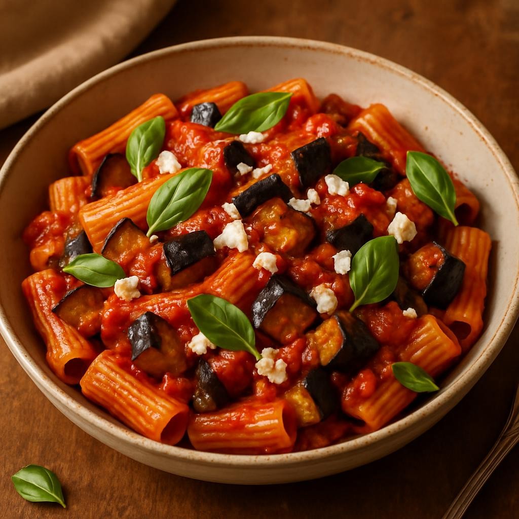 Pasta alla Norma (Eggplant pasta)