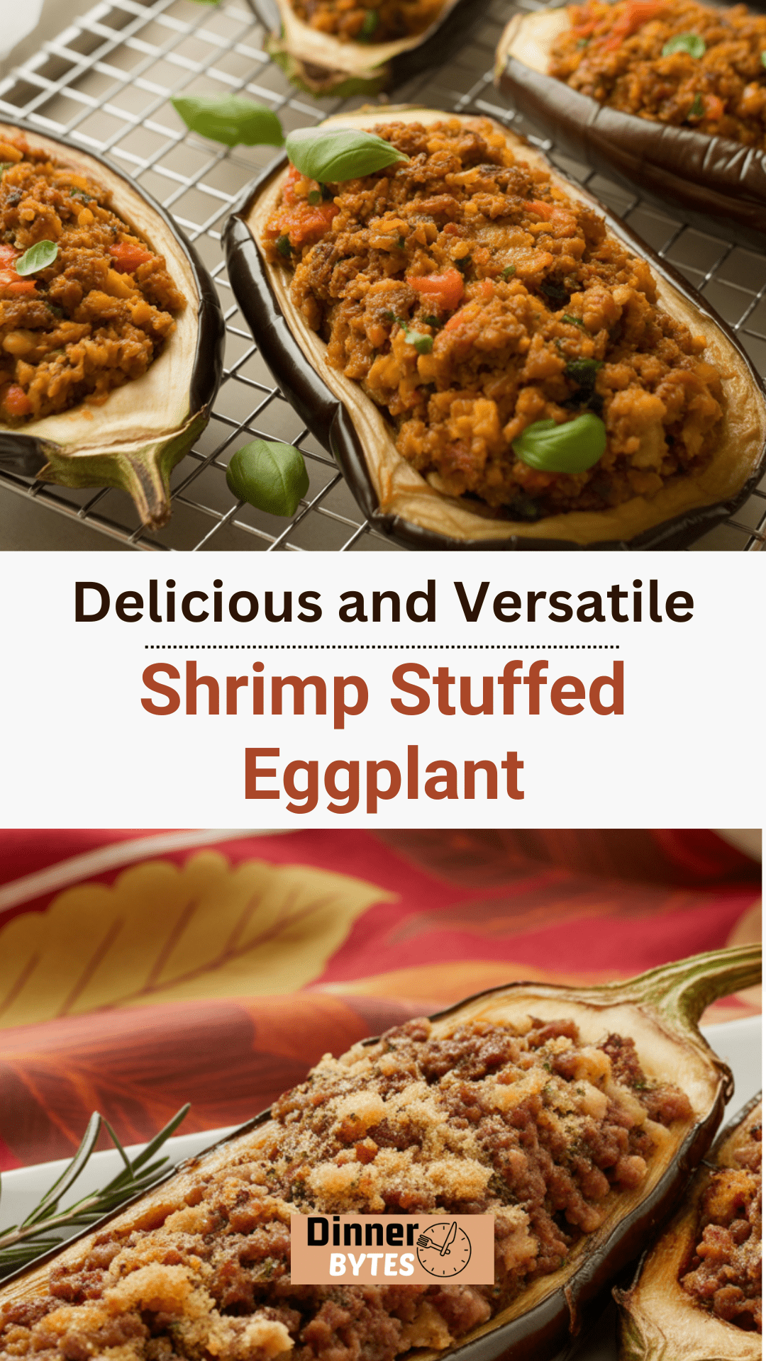 Shrimp Stuffed Eggplant
