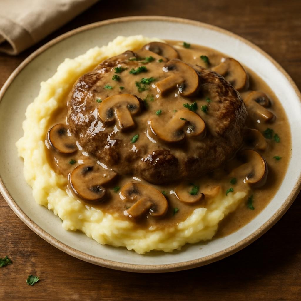 Slow Cooker Salisbury Steak