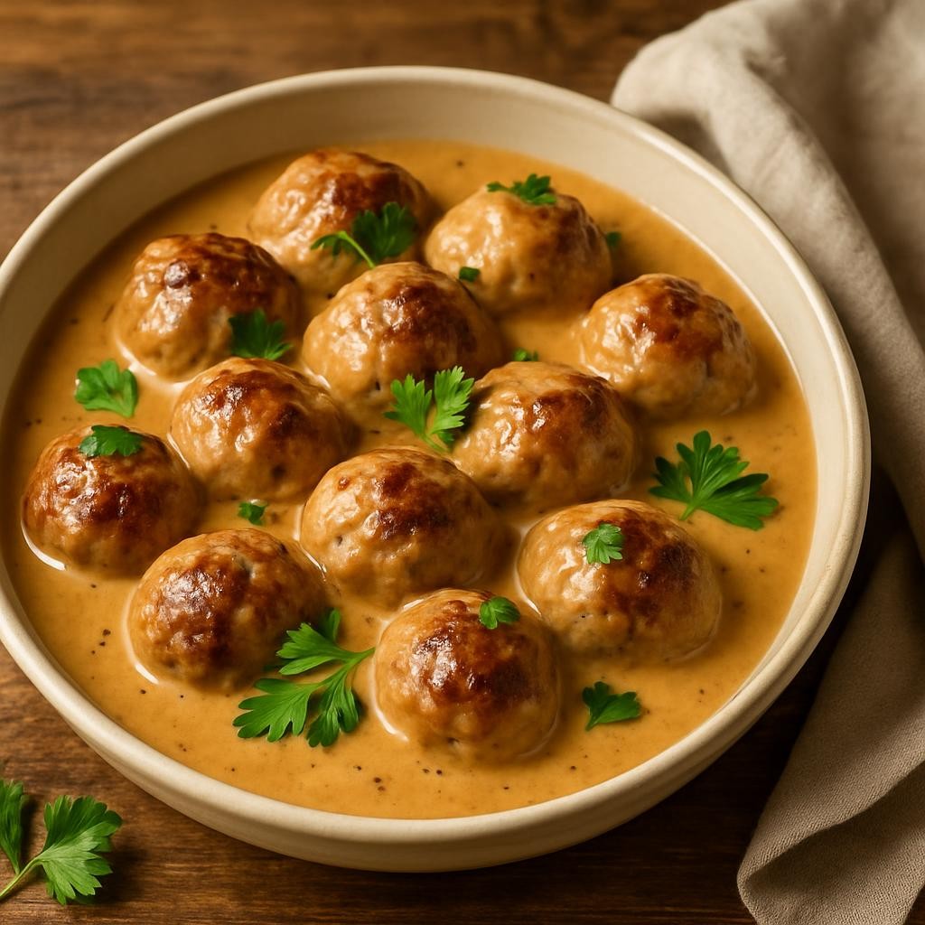 Slow Cooker Swedish Meatballs