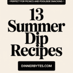 Summer Dip Recipe ideas