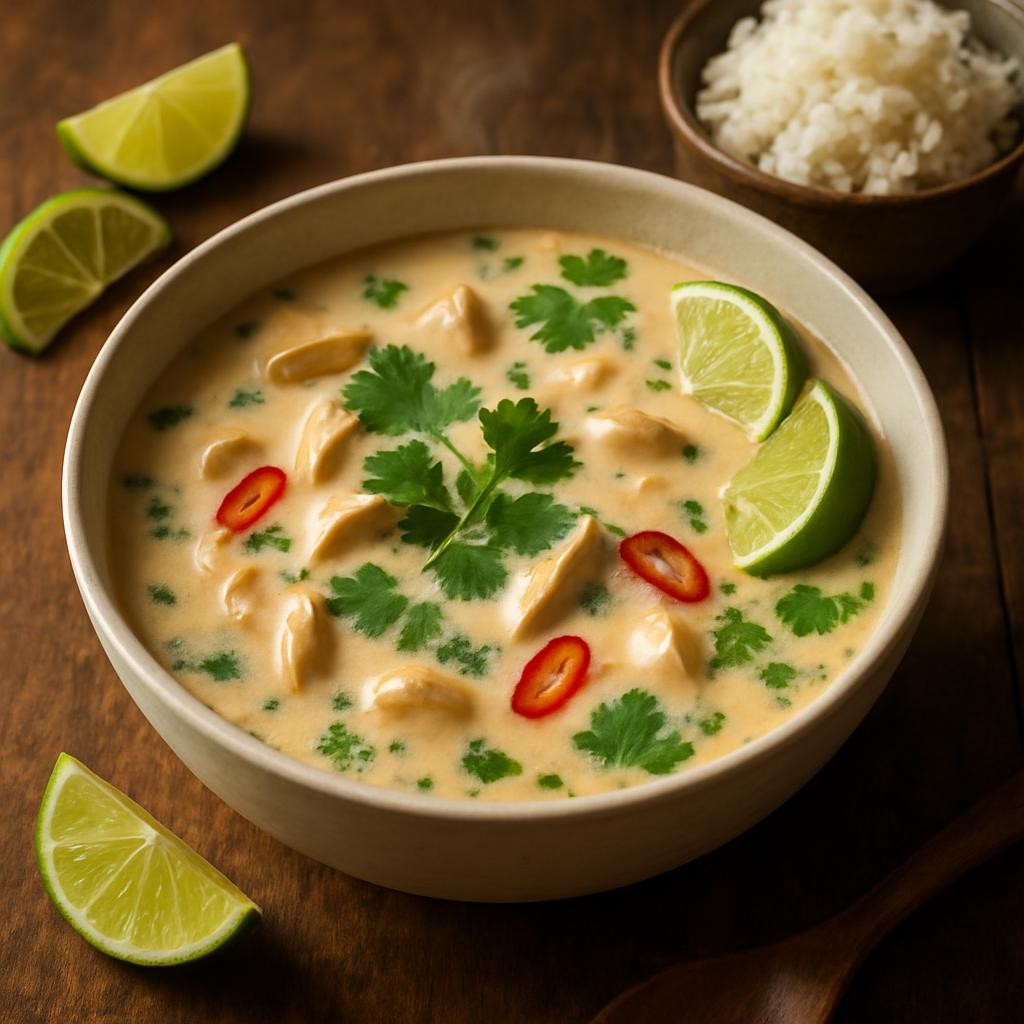 Tom Kha Gai (Thai Coconut Soup)
