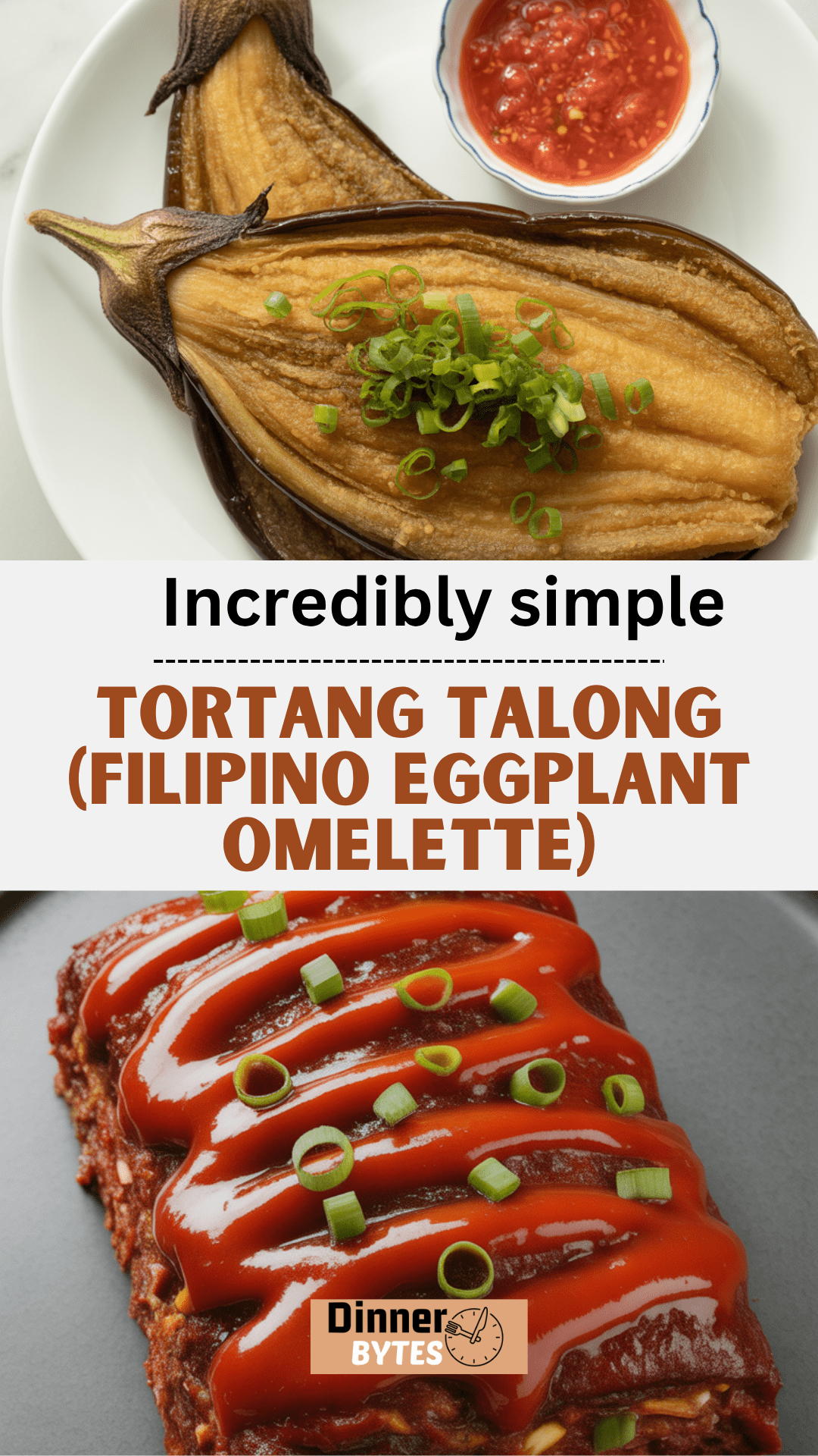 Tortang Talong (Filipino Eggplant Omelette)
