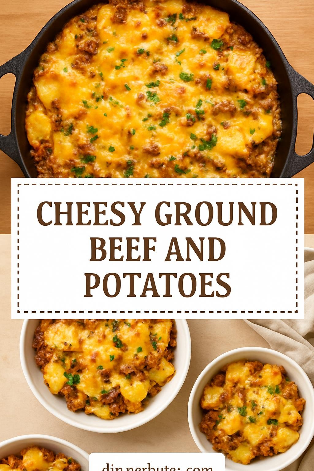 Cheesy Ground Beef and Potatoes