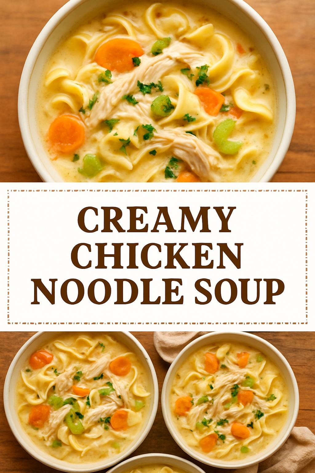 Creamy Chicken Noodle Soup