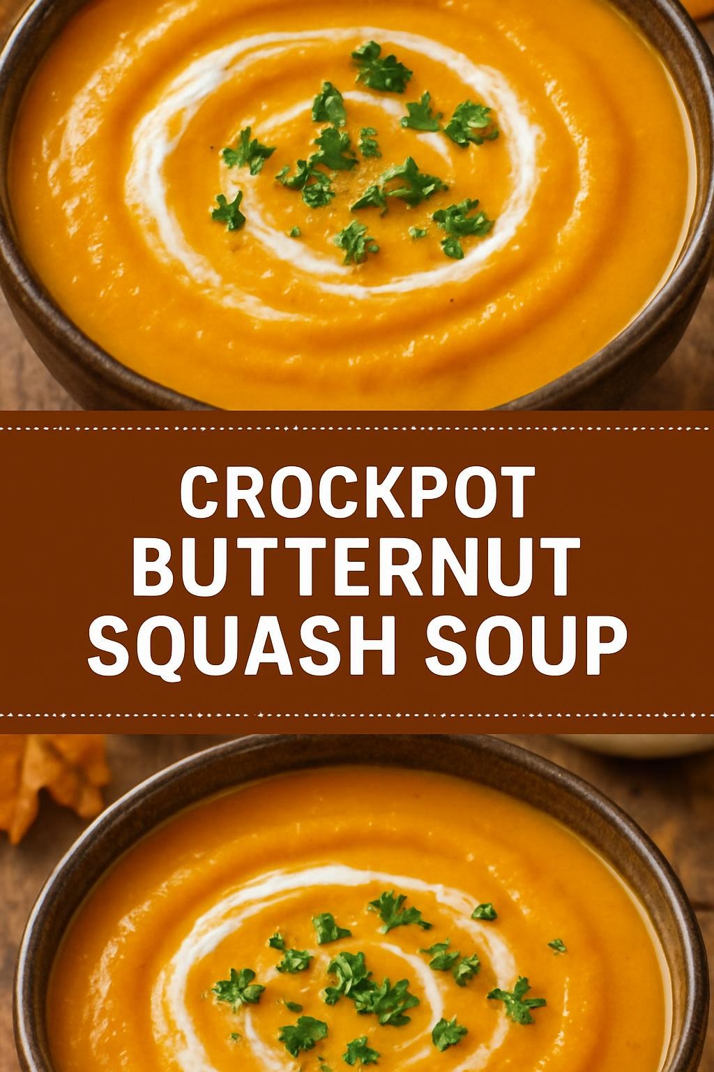 Crockpot Butternut Squash Soup