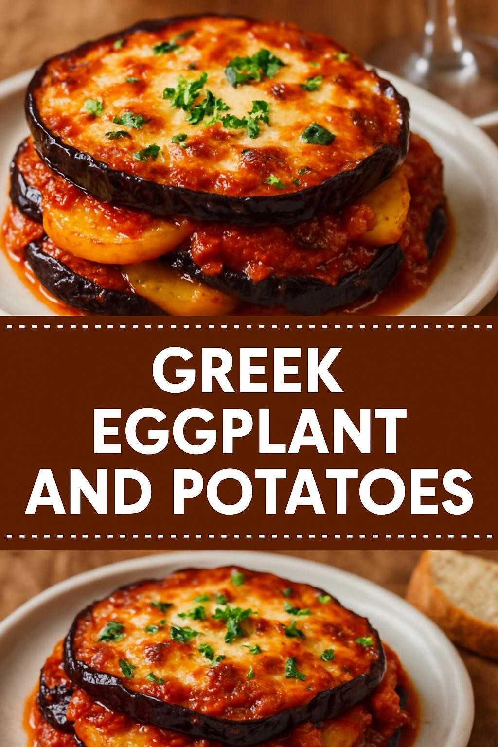 Greek Eggplant and Potatoes