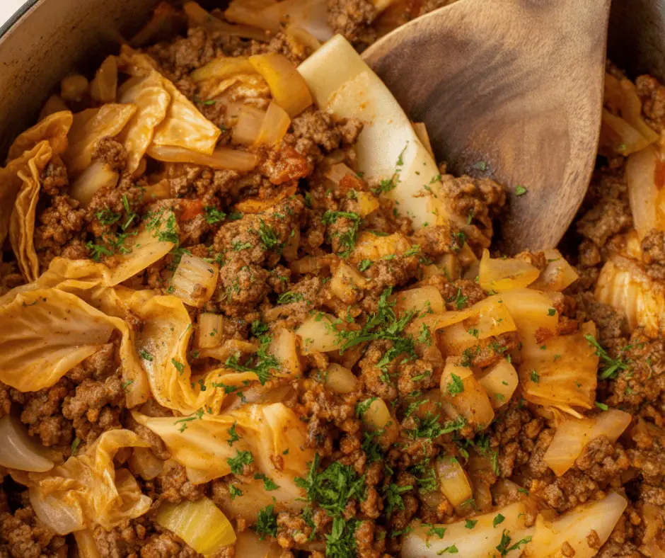 best Ground Beef and Cabbage