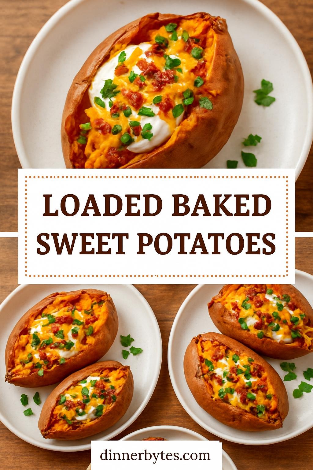 Loaded Baked Sweet Potatoes