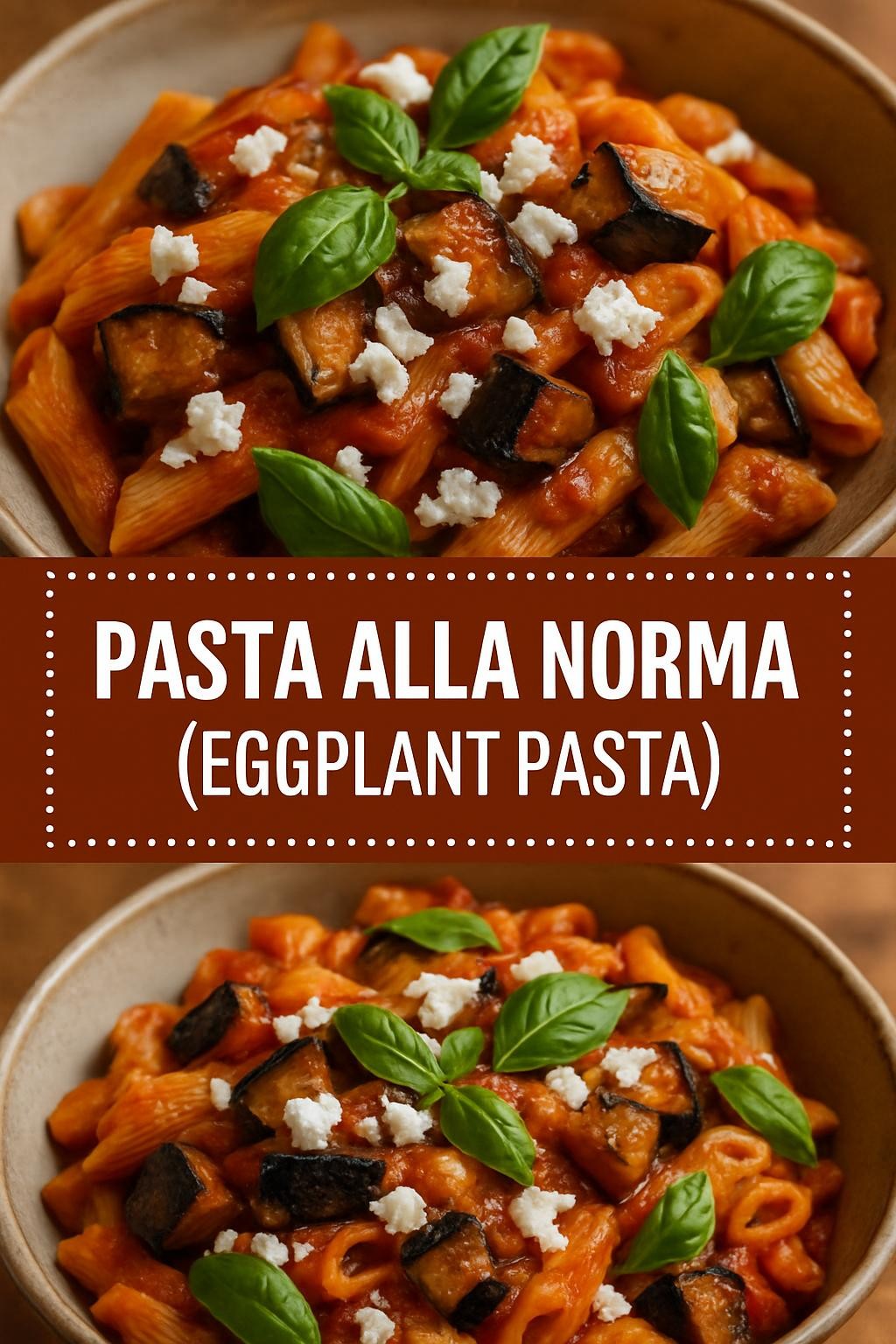 Pasta alla Norma (Eggplant pasta)