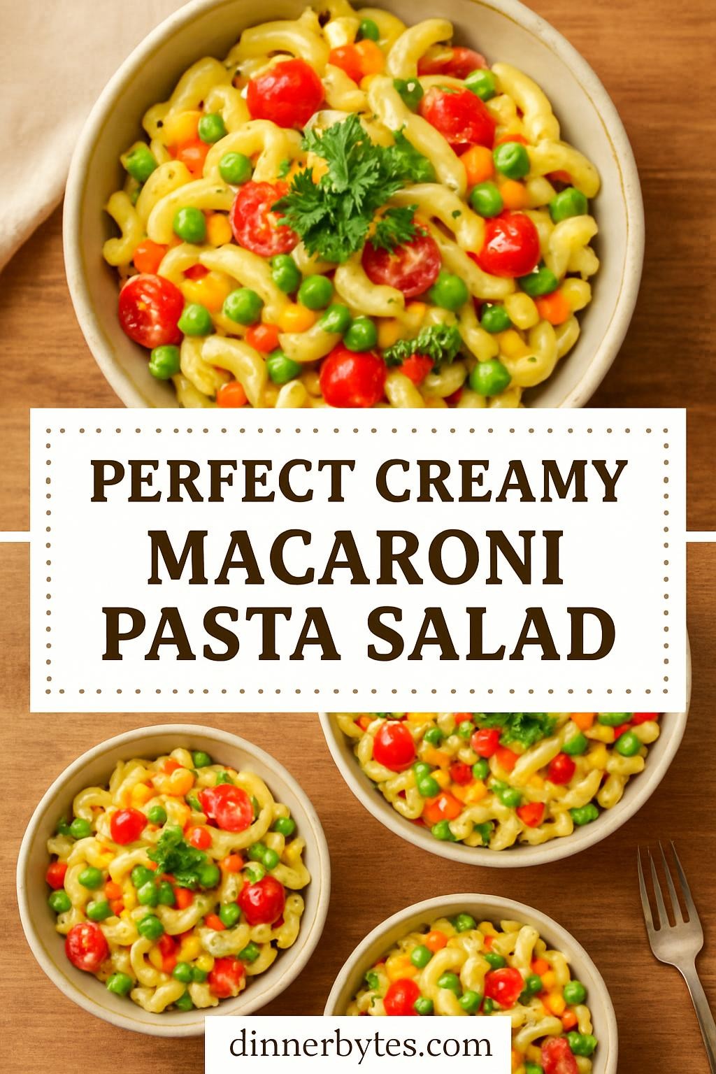 Perfect Creamy Macaroni Pasta Salad