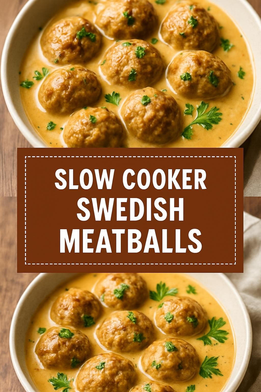 Slow Cooker Swedish Meatballs