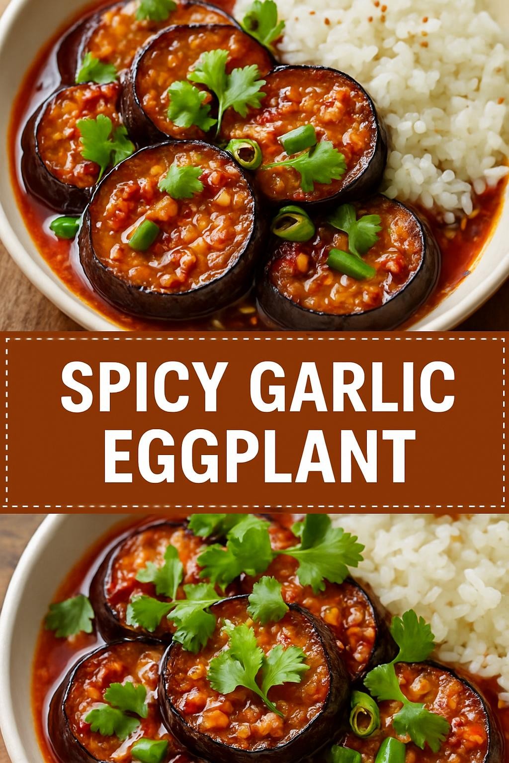 Spicy Garlic Eggplant