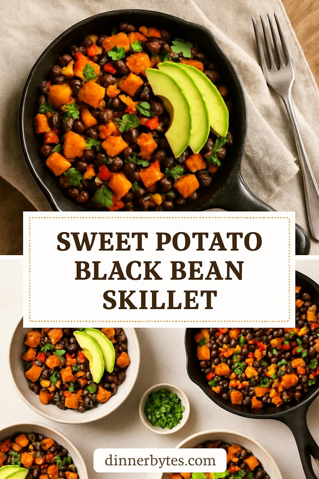 Sweet Potato Black Bean Skillet