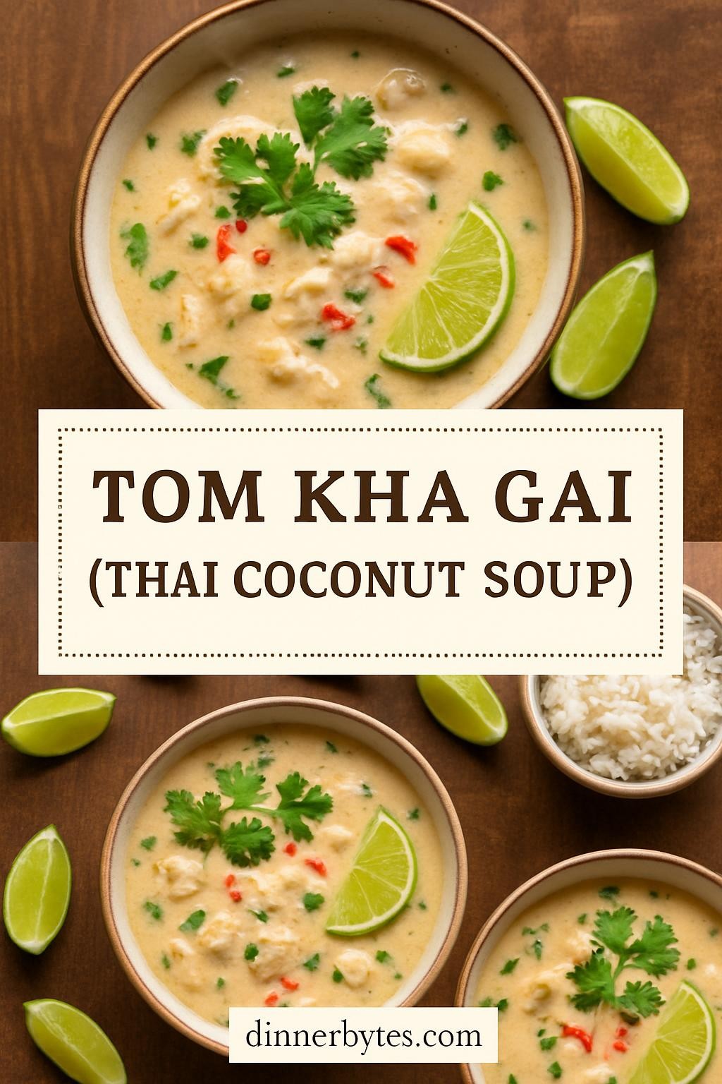 Tom Kha Gai (Thai Coconut Soup)