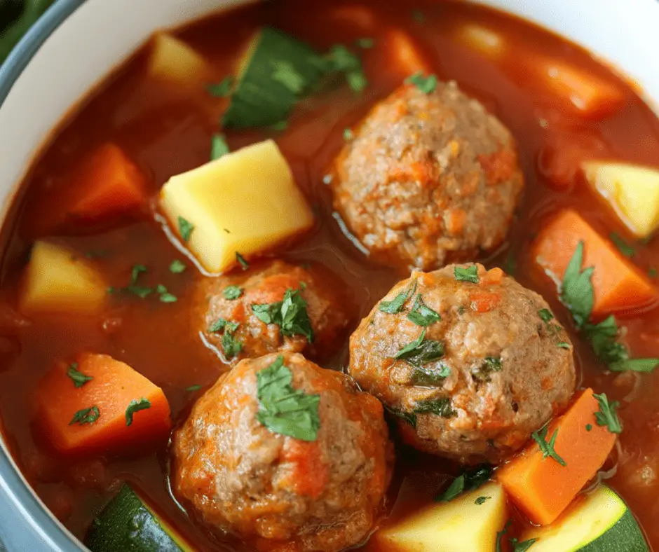 easy Albondigas Soup