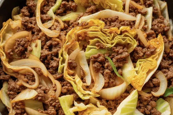 easy Beef and Cabbage Stir Fry