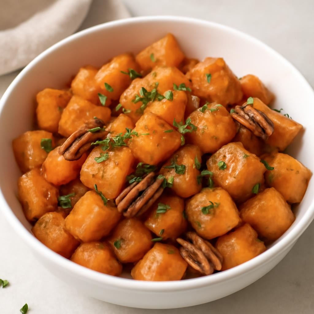 Brown Sugar Roasted Butternut Squash