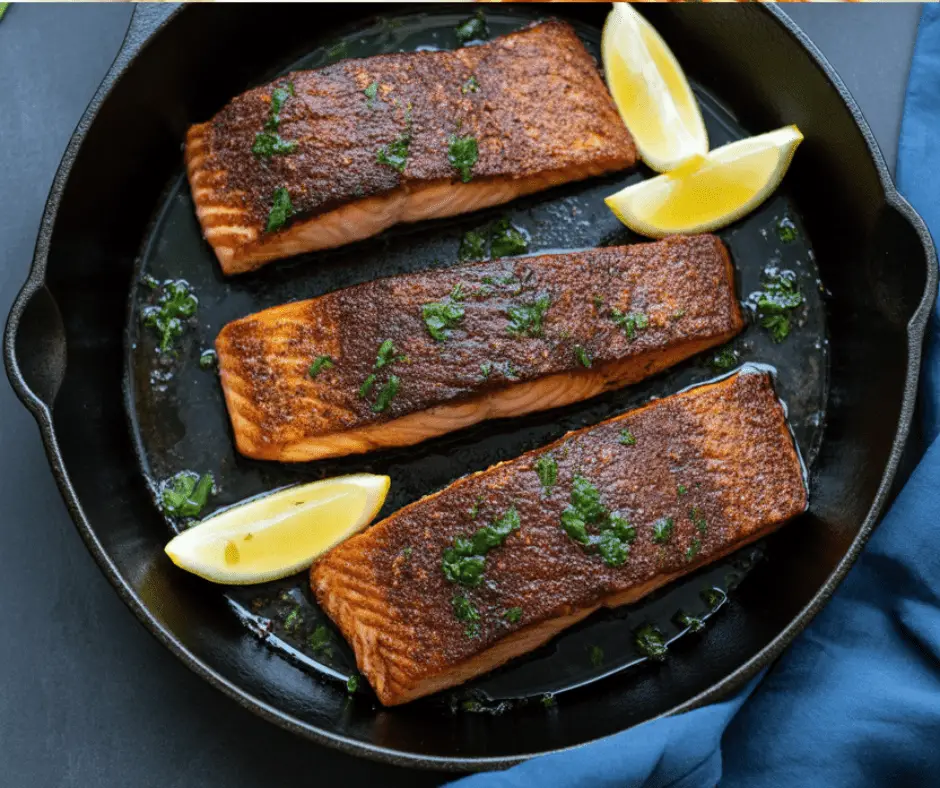 easy Cajun Blackened Salmon